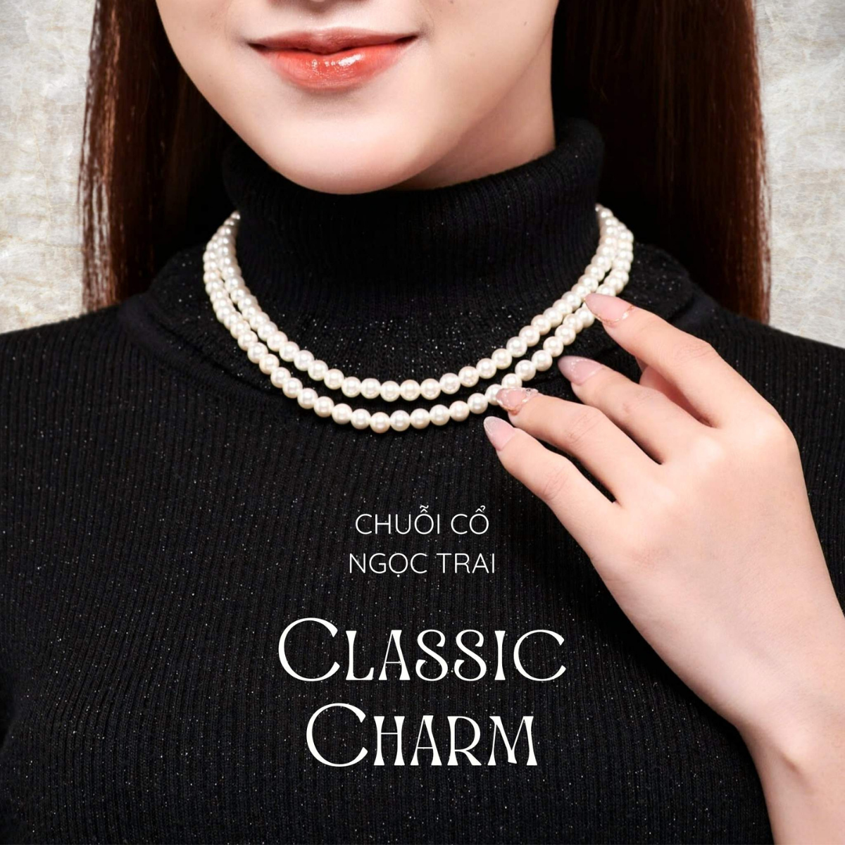 Classic Charm Pearl Necklace C0005