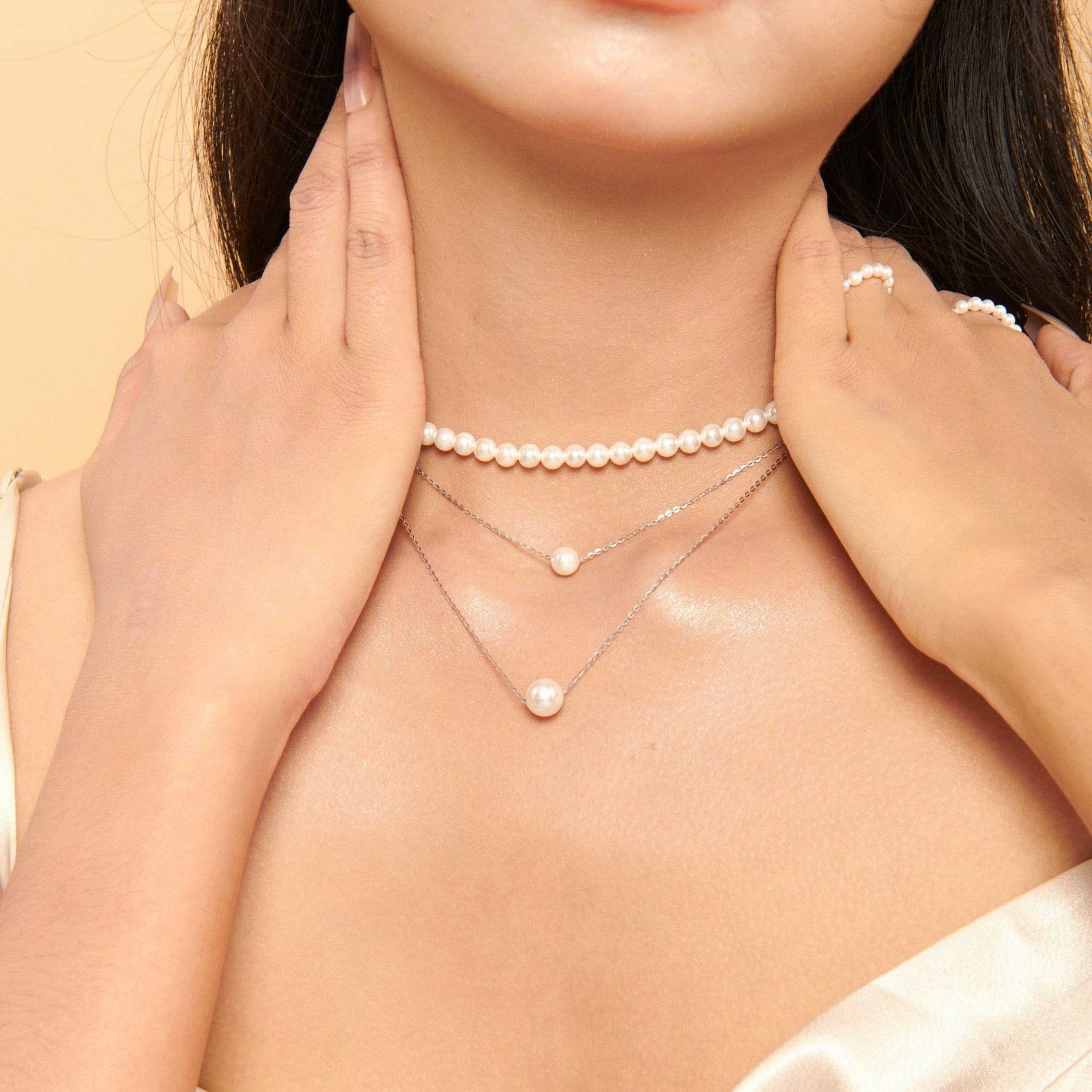 Moonlight Pearl Necklace C0017