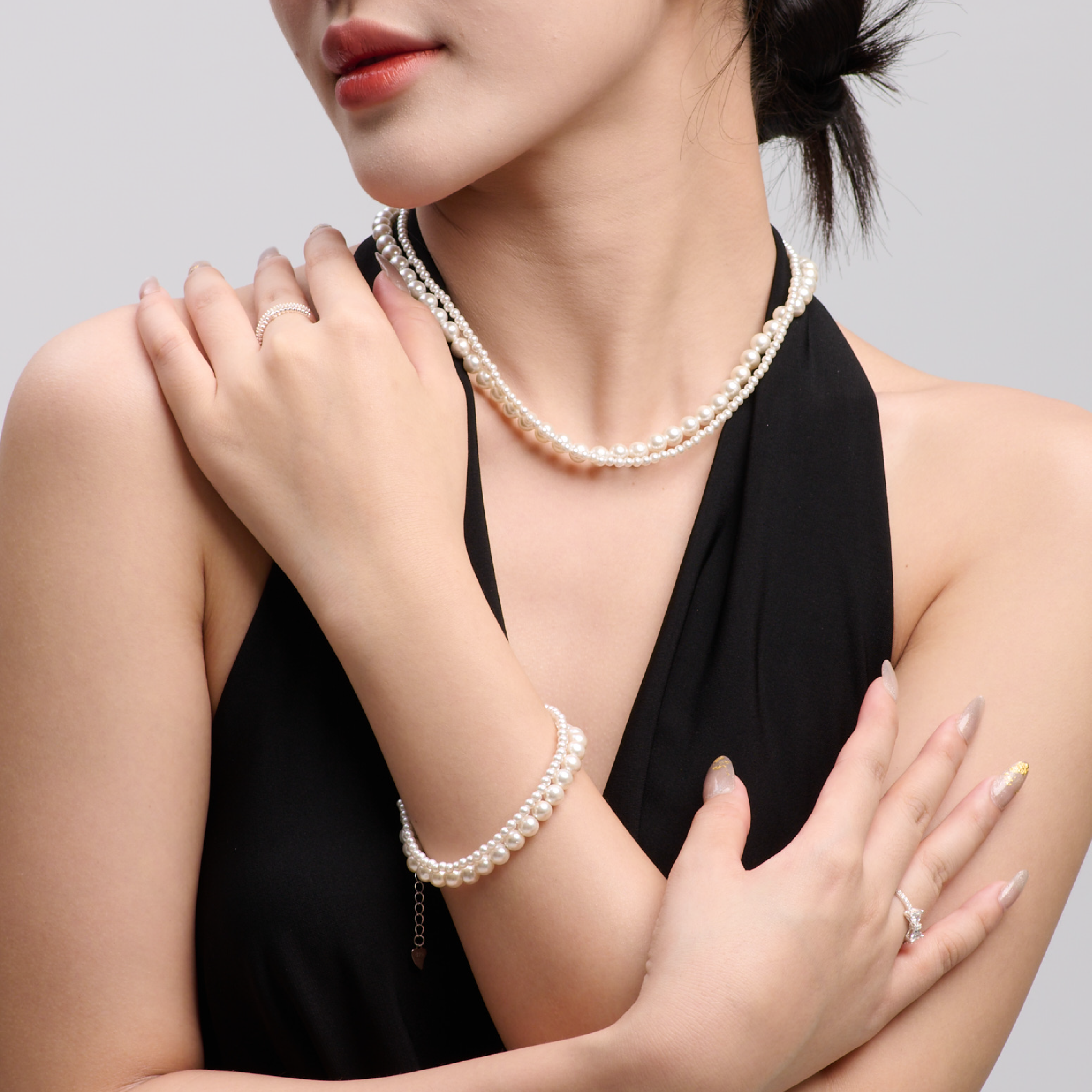 Lustre Pearl Necklace C0015