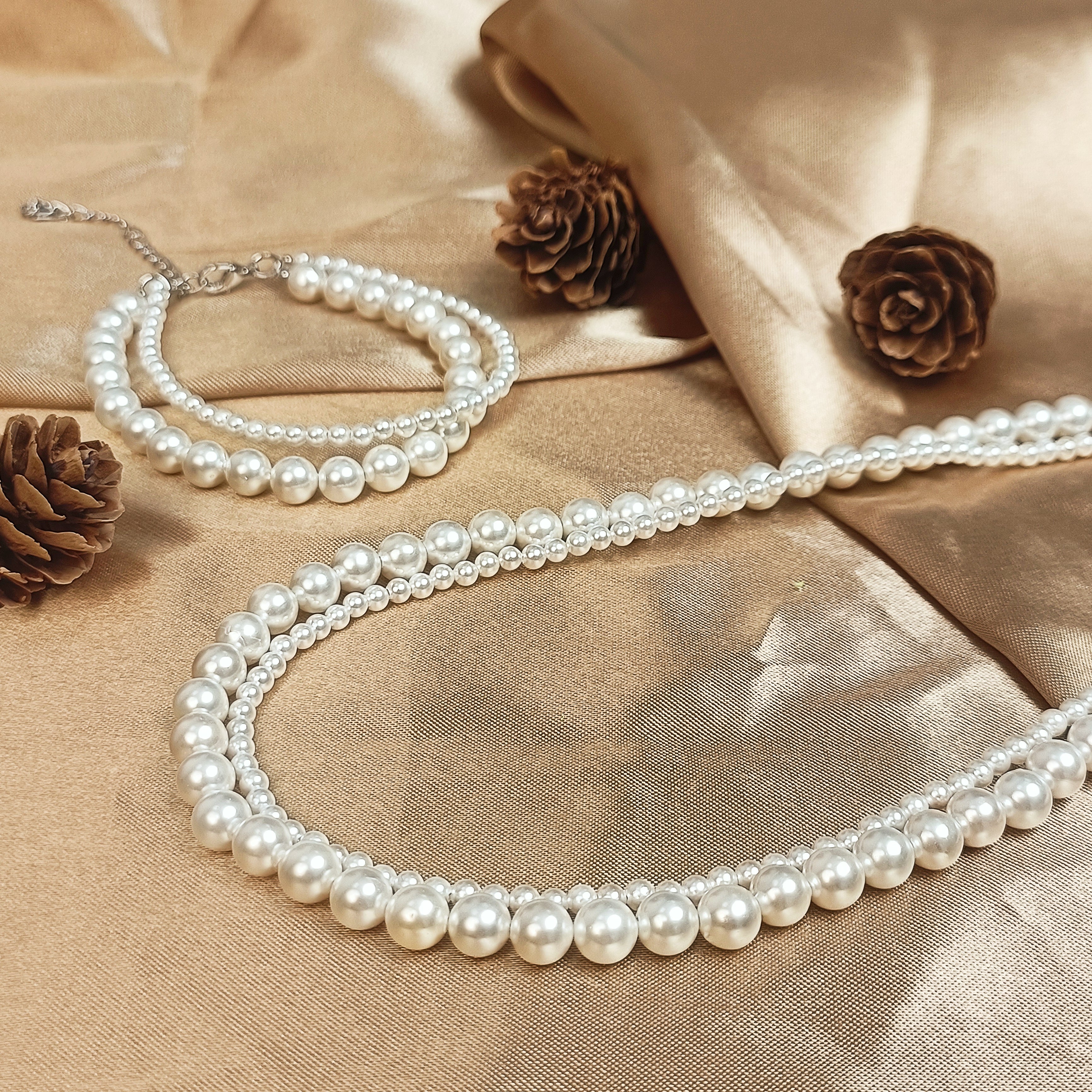 Lustre Pearl Necklace C0015