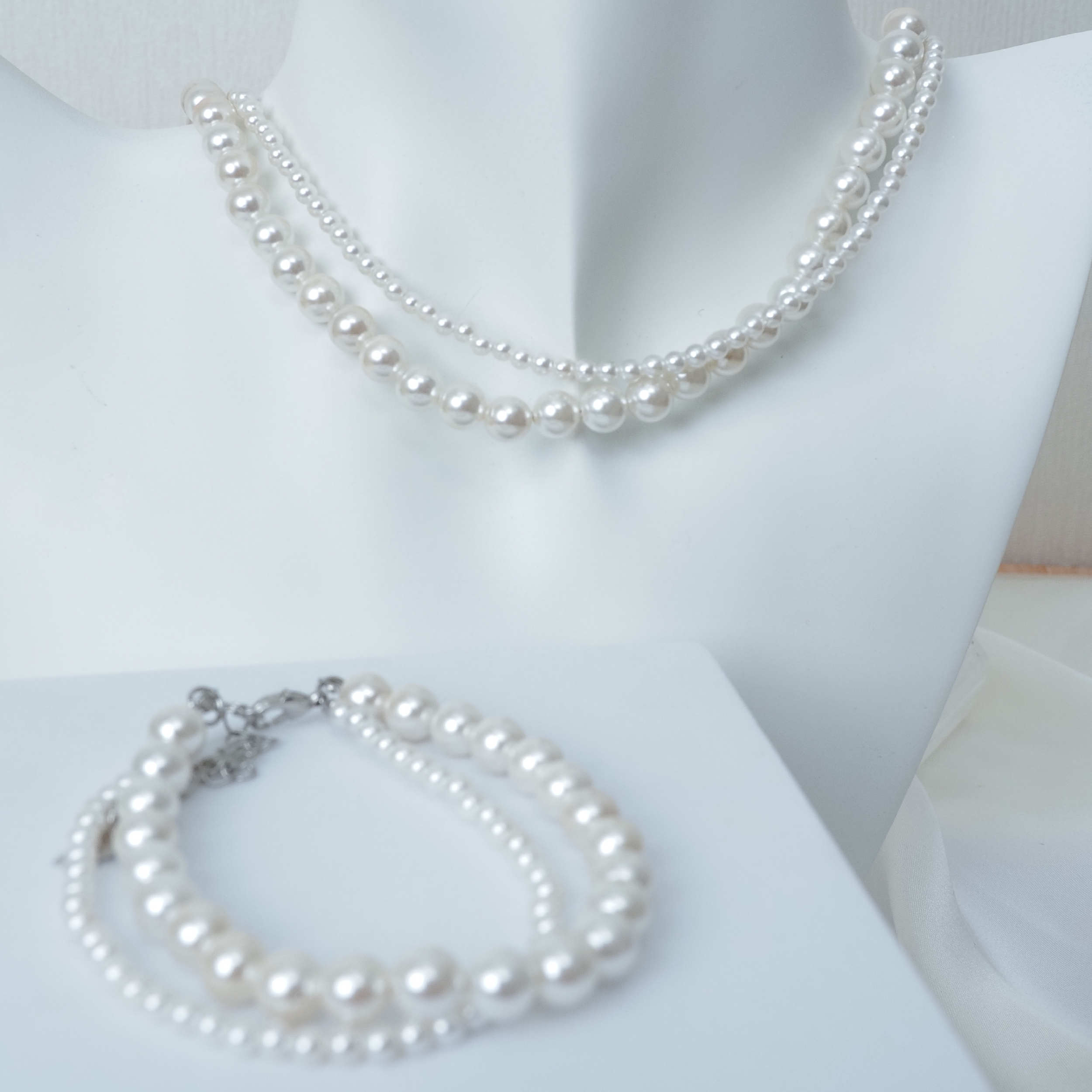 Lustre Pearl Necklace C0015